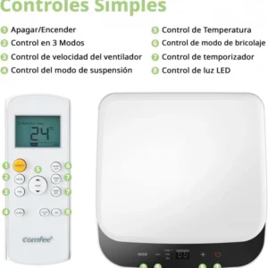 COMFEE Breezy Cool 2.0 | Climatiseur Mobile Connecté 7000 BTU – Image 9