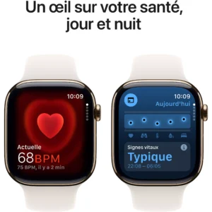 Montre connectée APPLE WATCH Serie 10 46mm Titane Or M/L Cellular – Image 10