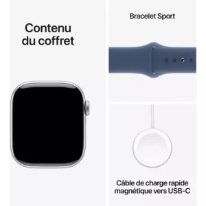 Montre connectée APPLE WATCH Serie 10 42mm Alu/Argent S/M Cellular Reconditionné – Image 3