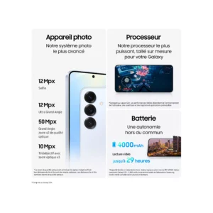 Smartphone SAMSUNG Galaxy S25 Bleu nuit 128Go 5G Reconditionné – Image 8