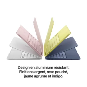 Ordinateur Apple MACBOOK Neo Puce A18 Pro CPU 6 / GPU 5 coeurs Mémoire RAM 8Go Stockage 256Go SSD – Image 3