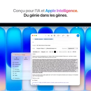 Ordinateur Apple MACBOOK Neo Puce A18 Pro CPU 6 / GPU 5 coeurs Mémoire RAM 8Go Stockage 256Go SSD – Image 6