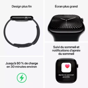Montre connectée APPLE WATCH Serie 10 42mm Titane Ardoise Loop Cell – Image 3
