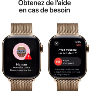 Montre connectée APPLE WATCH Serie 10 46mm Titane Or Loop Cellular Reconditionné – Image 6