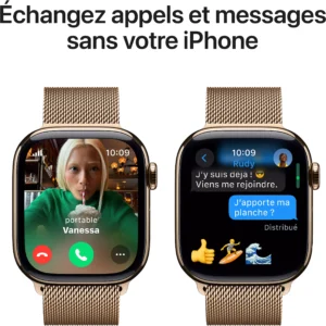 Montre connectée APPLE WATCH Serie 10 46mm Alu/Noir Loop Cellular Reconditionné – Image 4