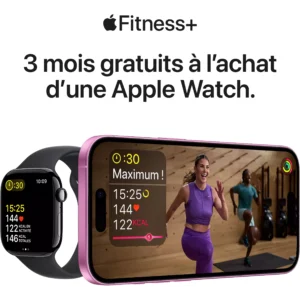 Montre connectée APPLE WATCH Serie 10 46mm Titane Ardoise S/M Cell – Image 8