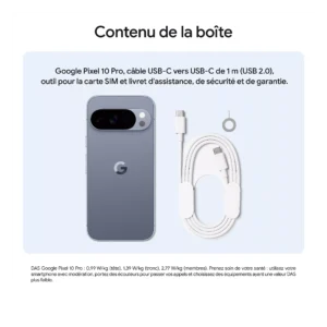 Smartphone GOOGLE Pixel 10 Pro Noir Vocalnique 256Go Reconditionné – Image 9
