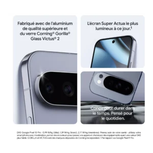 Smartphone GOOGLE Pixel 10 Pro Noir Vocalnique 256Go Reconditionné – Image 3