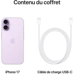 Smartphone APPLE iPhone 17 Lavande 256Go – Image 3