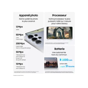 Smartphone SAMSUNG Galaxy S25 Ultra Bleu Titane 512Go Reconditionné – Image 6